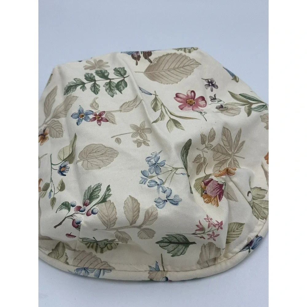 Longaberger Napkin Basket Liner Botanical Fields
